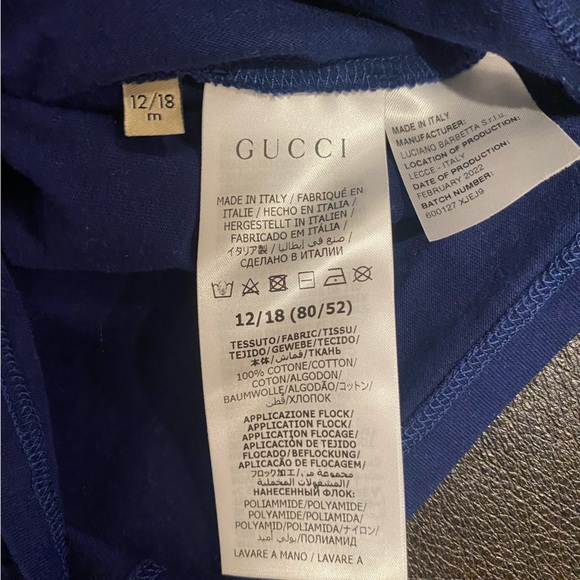 GUCCI New Season Baby T-Shirt (size 12-18months) - Picture 5 of 6